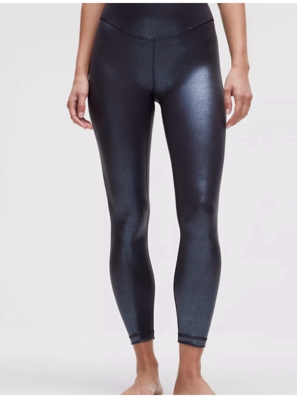 High-Shine Black Women's Leggings